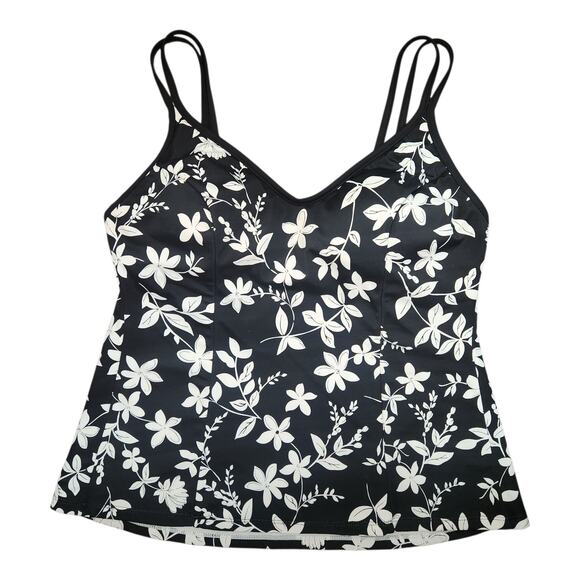 Miraclesuit Swim Tankini Top 12 Beach Vacation Resortwear Poolside Slimming - Picture 1 of 6